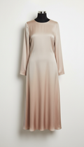 Minimalist silk midi dress